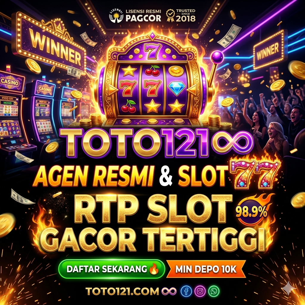 TOTO121 ∞ Agen Resmi Slot777 dengan RTP Slot Gacor Tertinggi